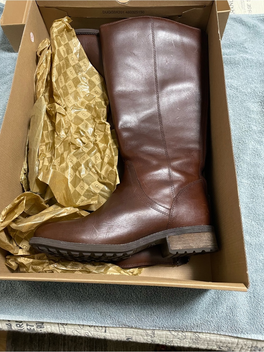 Ugg leather knee boots